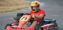 Piloto en la pista