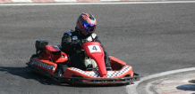 Piloto en la pista