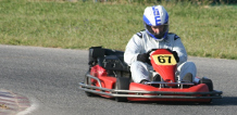 Piloto en la pista