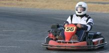 Piloto en la pista