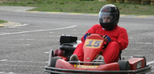 Piloto en la pista